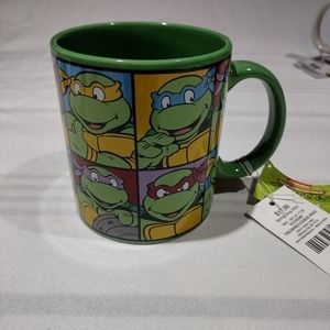 Nickelodeon TMNT TEENAGE MUTANT NINJA TURTLES 20 OZ COFFEE CERAMIC MUG NWT